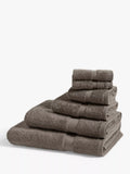 John Lewis Egyptian Cotton Face Cloth (Set of 2), Umber