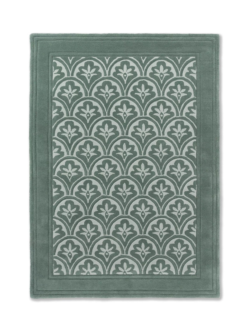 Laura Ashley rug teal Catarina design 280x200cm, UK version