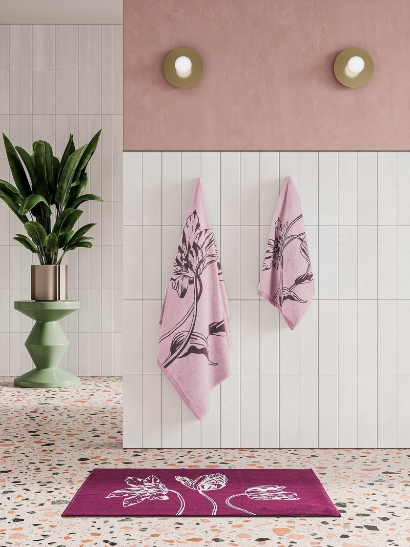 Ted Baker cotton towel tulip L90 x W50cm, imported from the UK