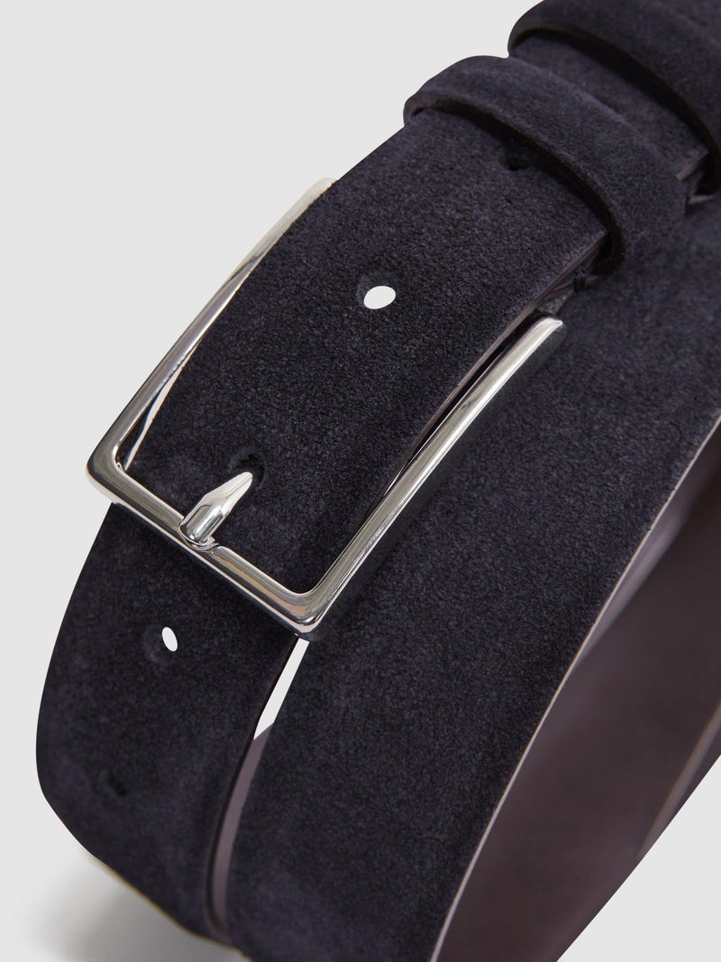 Reiss Dante suede leather belt formal accessory - British product