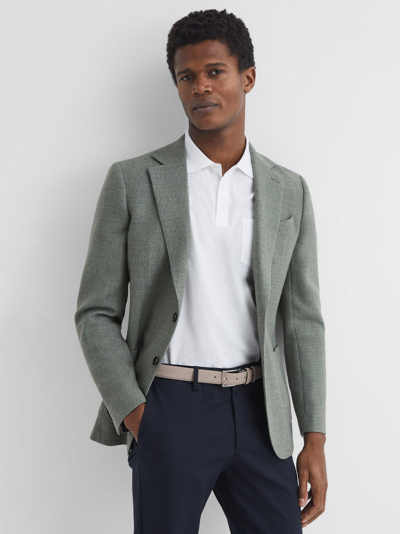 Reiss Dante suede leather belt - British product