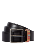 Paul Smith Multicoloured Stripe Leather Belt