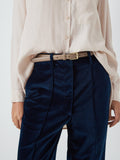 John Lewis narrow buckle leather belt, imported from the UK