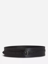 John Lewis John Lewis Leather Overlay Waist Belt- Buy online at McGrocer