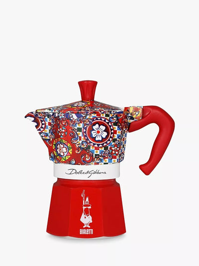John Lewis Bialetti Dolce & Gabbana Sicilian Carretto Moka Express Coffee Maker- Buy online at McGrocer
