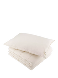 Floks wool duvet and pillow bundle, single size, UK version