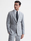 Reiss Ceremony textured silk tie, imported from the UK