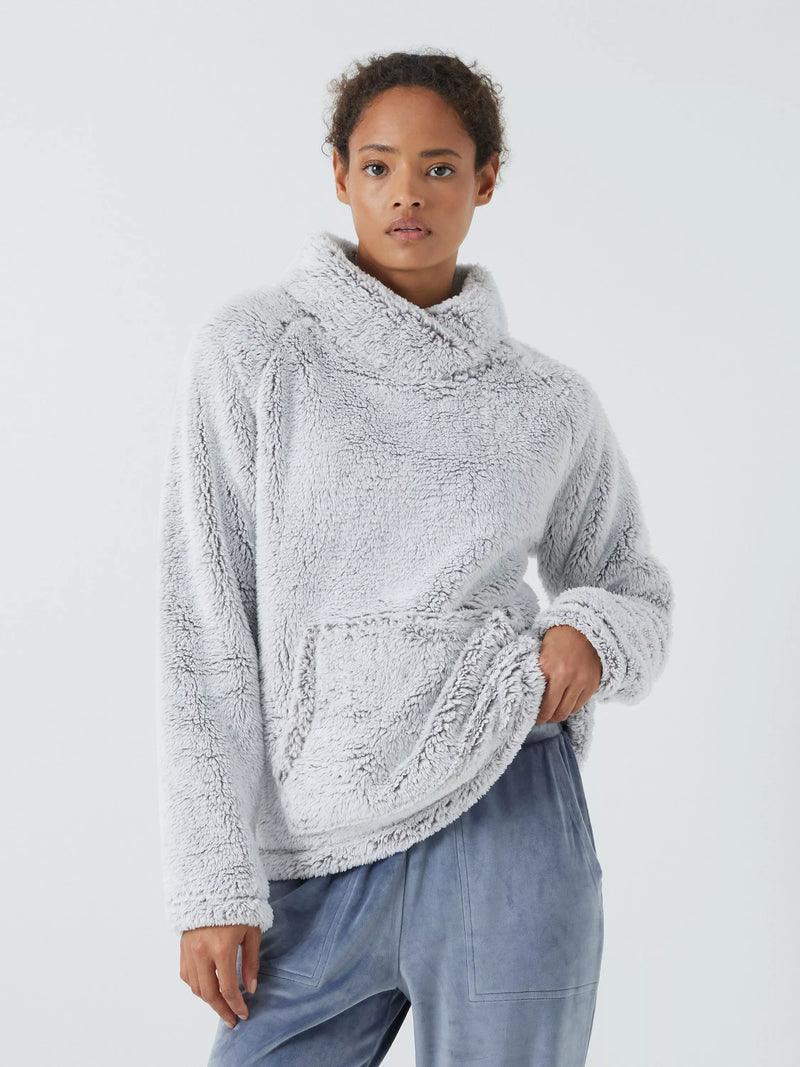 John Lewis High Pile Snuggle Fleece Top Long Sleeve, UK version