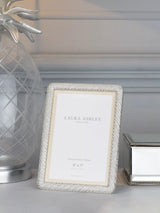 John Lewis Laura Ashley Cartmel Metal Photo Frame, Silver Plated- Buy online at McGrocer
