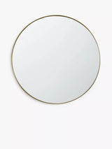 John Lewis John Lewis Scandi Metal Round Wall Mirror, 50cm- Buy online at McGrocer