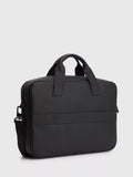 Tommy Hilfiger Essential Computer Bag black faux leather, imported from the UK