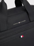 Tommy Hilfiger Essential Computer Bag black faux leather, imported from the UK