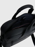 Tommy Hilfiger Essential Computer Bag black faux leather, imported from the UK