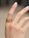 Monica Vinader Deia ring gold - British product