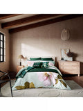 Ted Baker Gardenia Floral duvet cover set with Oxford pillowcases (British brand)