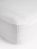 John Lewis Warm & Cosy Brushed Cotton Single Deep Fitted Sheet, White
