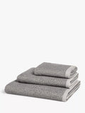 John Lewis Textured Pure Cotton Bath Towel 135 x 70cm