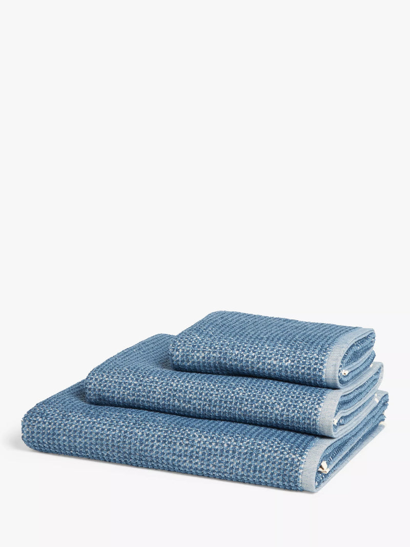 John Lewis textured cotton towel 550gsm - British product