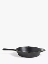 John Lewis Cast Iron Frying Pan for Multi-Use Cooking on Hobs, Ovens, and Barbecues- Buy online at McGrocer