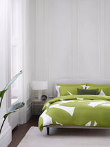 John Lewis Jasper Conran London 300 Thread Count Floral Leaf Print Duvet Cover Set- Buy online at McGrocer