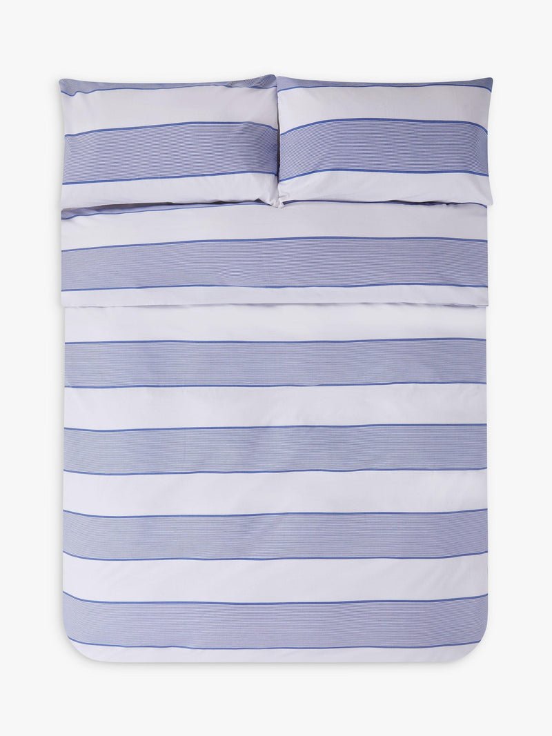 Jasper Conran London duvet cover set pinstripe jacquard super king - British product
