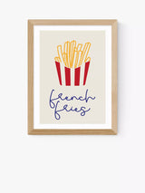 John Lewis EAST END PRINTS Inoui French Fries Pop Art Framed Print 25x30- Buy online at McGrocer