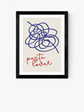 East End Prints Pasta Lover framed print 33.4x28.4cm (British brand)