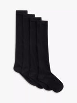 John Lewis John Lewis Merino Wool Rich Knee High Socks, Pack of 2- Buy online at McGrocer