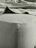 Bedfolk 100% linen fitted sheet king, imported from the UK