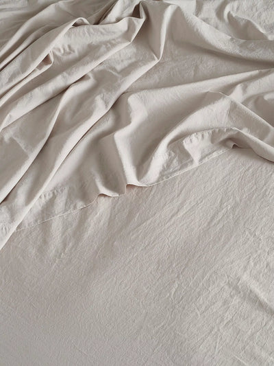 John Lewis Relaxed Cotton Flat Sheets in Multiple Sizes- Buy online at McGrocer