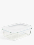John Lewis airtight leak-proof glass storage container, clear, UK version