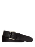 Polo Ralph Lauren Pebbled Leather Belt, Black, 32