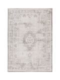 Louis De Poortere Medallion Rug, Grey, L180 x W120 cm