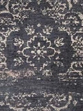 Louis De Poortere Medallion Rug, Black, L200 x W140 cm