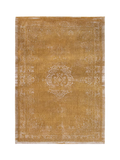 Louis De Poortere Medallion Rug, Mustard, L200 x W140 cm