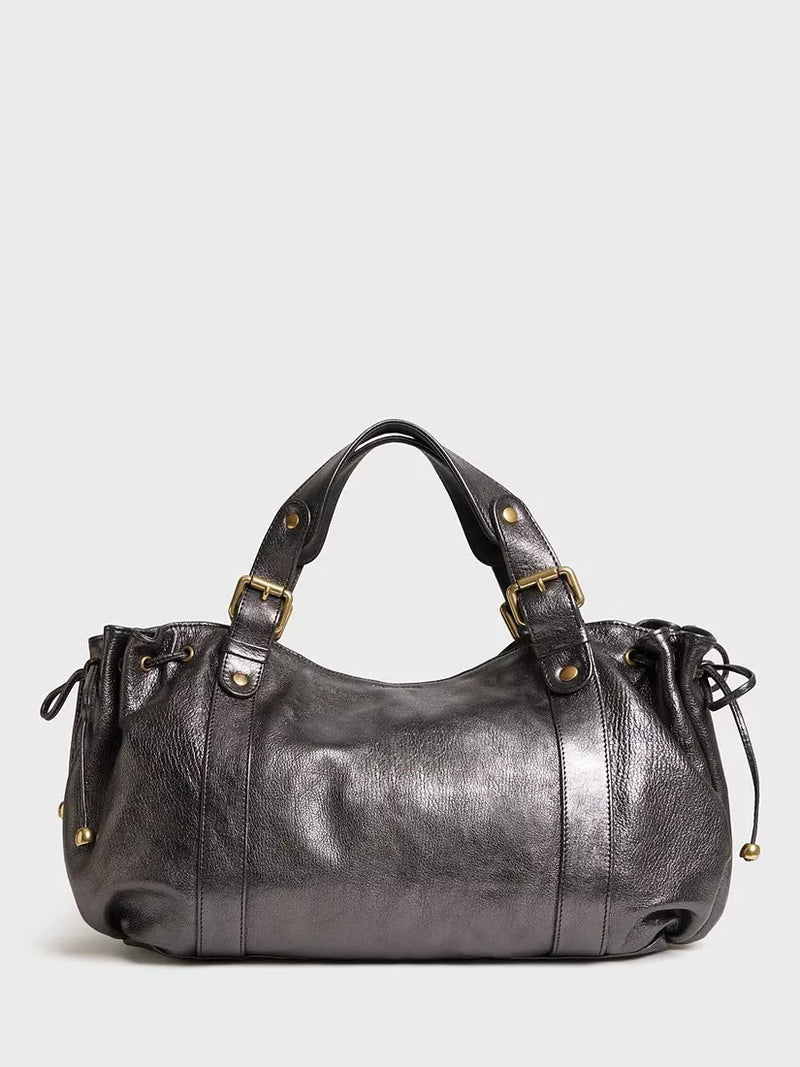 Gerard Darel leather shoulder bag, imported from the UK