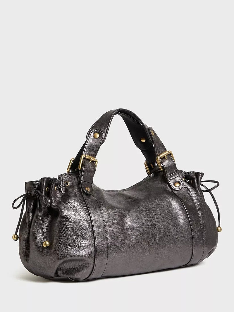 Gerard Darel leather shoulder bag, imported from the UK