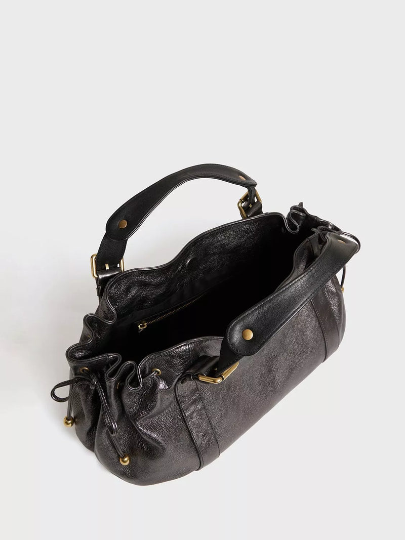 Gerard Darel leather shoulder bag, imported from the UK
