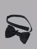 Charles Tyrwhitt silk bow tie black, imported from the UK