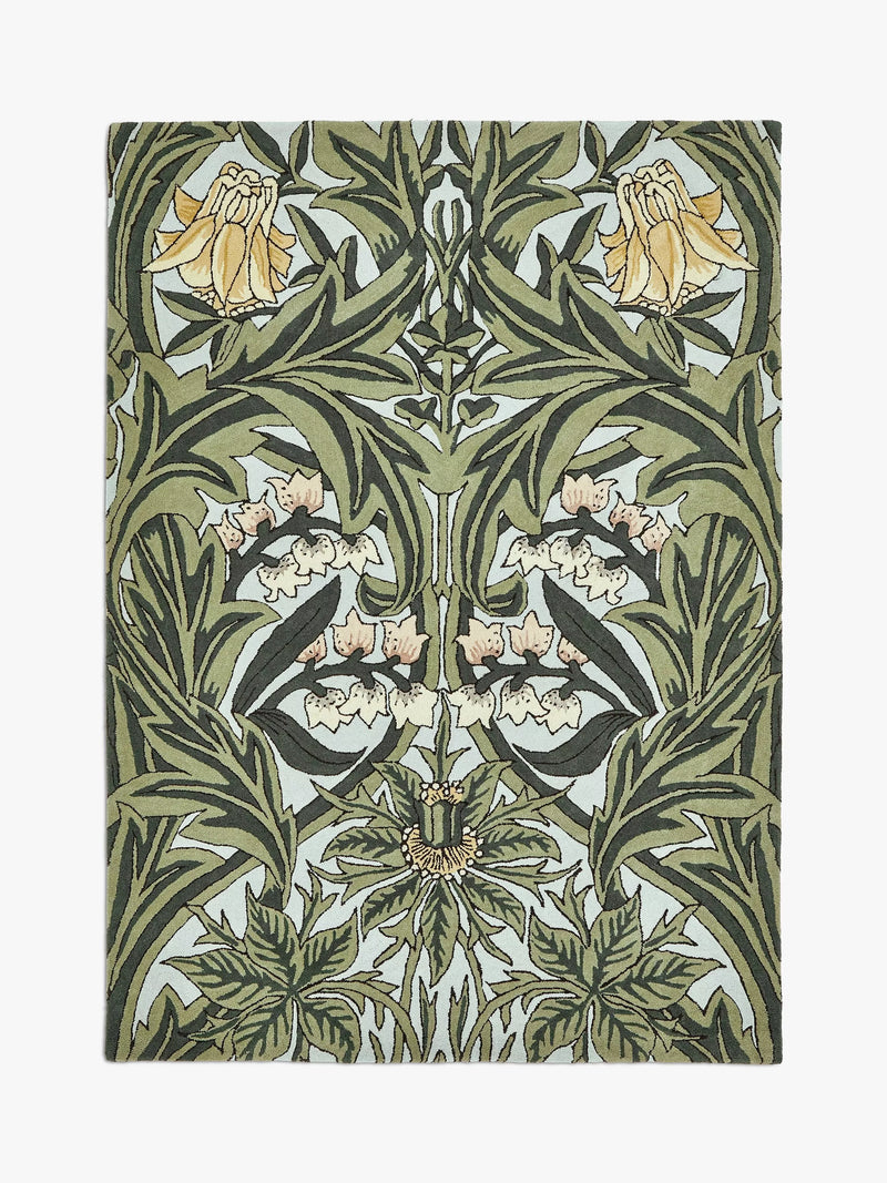 Morris & Co Bluebell rug 170x240cm, imported from the UK
