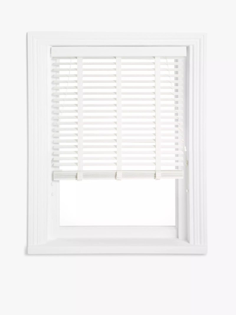 John Lewis wood Venetian blind 50mm slats - British product