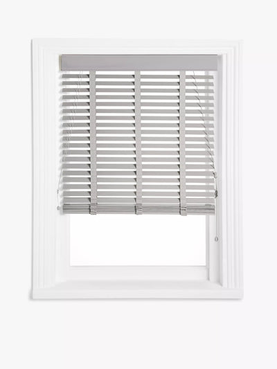 John Lewis John Lewis Wood Venetian Blind, 50mm Slats- Buy online at McGrocer