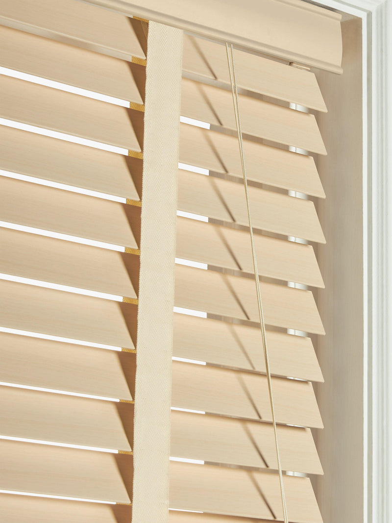 John Lewis wood venetian blind with 50mm slats - British product