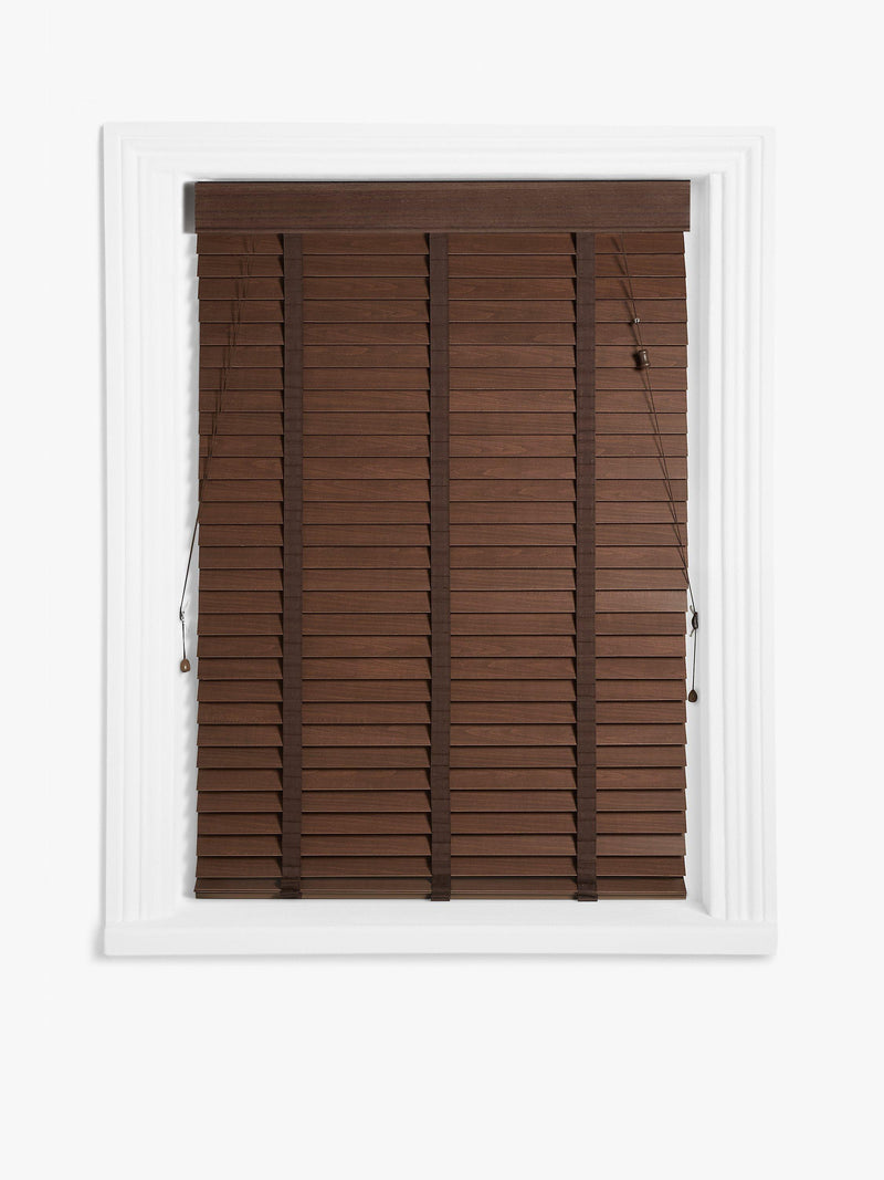 John Lewis Wood Venetian Blind 50mm slats ready-made - British product