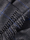 Charles Tyrwhitt check cashmere scarf light grey, UK version