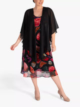 John Lewis chesca Chiffon Shawl Black Scarf 102 x 50cm- Buy online at McGrocer