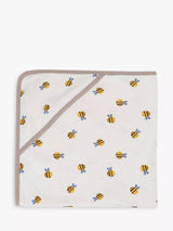 John Lewis Frugi Baby Little Hug Buzzy Bee Hooded Blanket Multi- Buy online at McGrocer