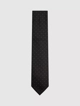John Lewis Reiss Liam Polka Dot Silk Blend Tie- Buy online at McGrocer