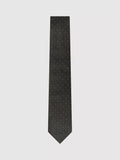 Reiss Liam Polka Dot Seidenmischungs Krawatte