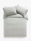 John Lewis grey stripe cotton duvet cover single size, UK version